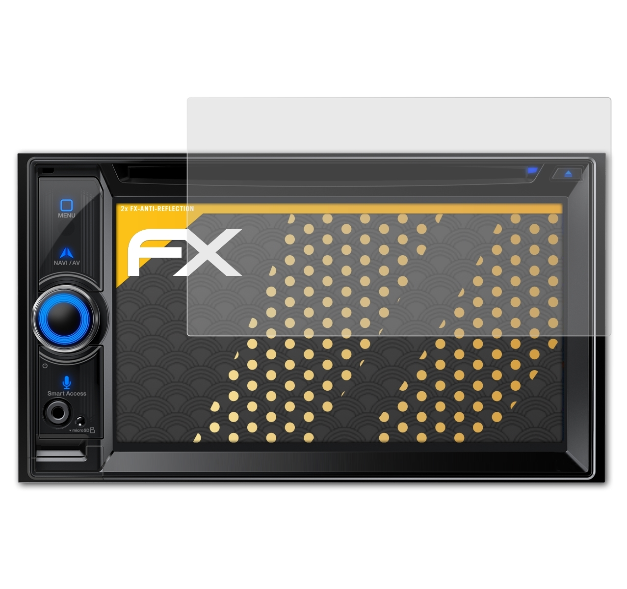 ATFOLIX 2x FX-Antireflex Displayschutz(für Clarion / NX504E NX505E)