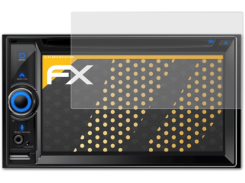 Clarion 2x NX505E) FX-Antireflex / ATFOLIX NX504E Displayschutz(für