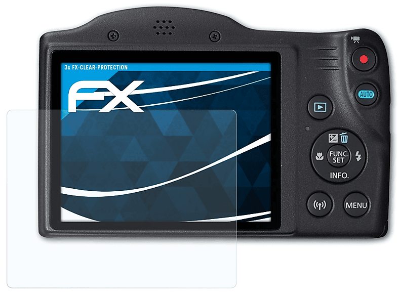 Displayschutz(für ATFOLIX Canon SX420 PowerShot FX-Clear 3x IS)