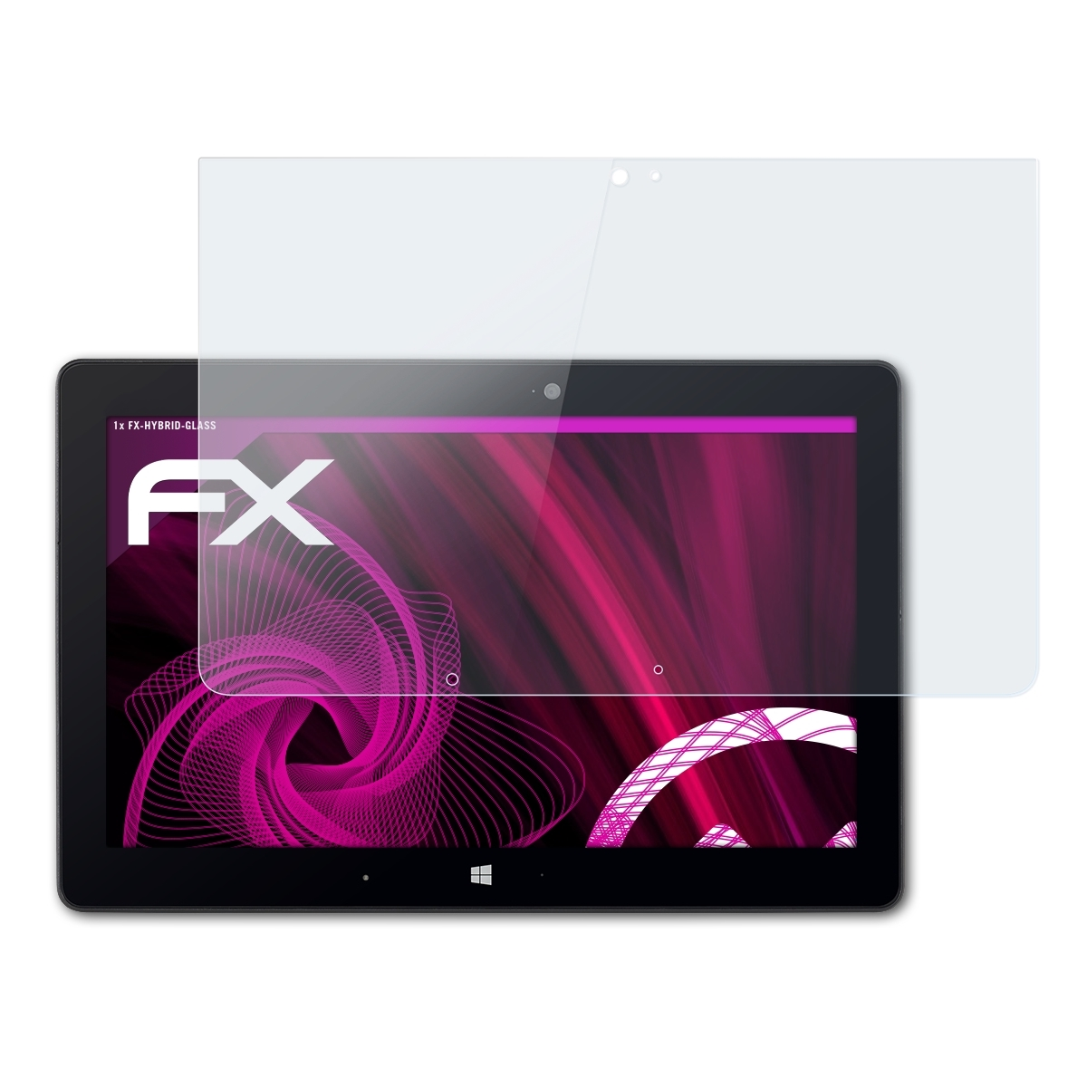 ATFOLIX FX-Hybrid-Glass Stylistic Fujitsu Q775) Schutzglas(für