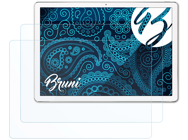 BRUNI 2x Basics-Clear Schutzfolie(für Huawei MateBook)