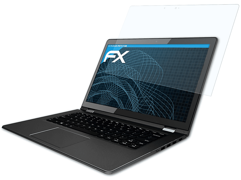 ATFOLIX 2x FX-Clear Displayschutz(für Lenovo Yoga 510 (14 inch))