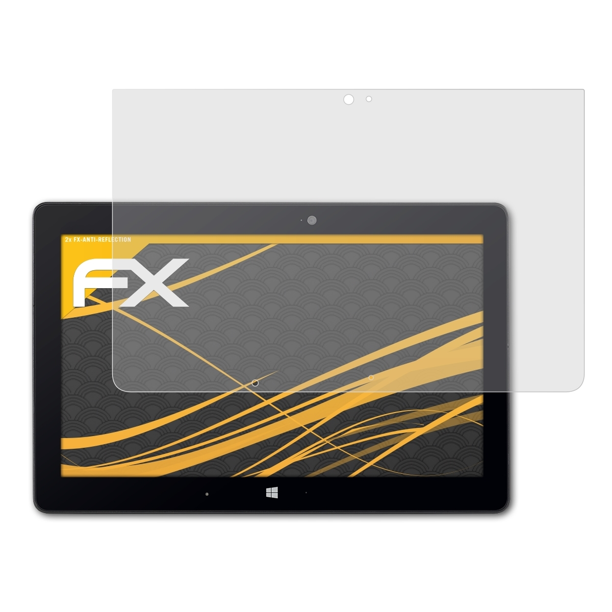 ATFOLIX 2x Fujitsu Q775) FX-Antireflex Stylistic Displayschutz(für