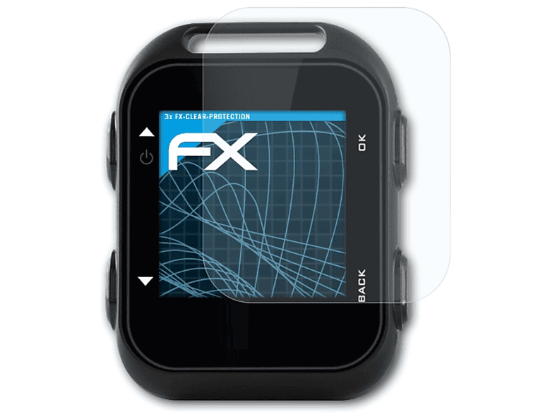 ATFOLIX 3x FX-Clear Displayschutz(für Garmin G10) Approach