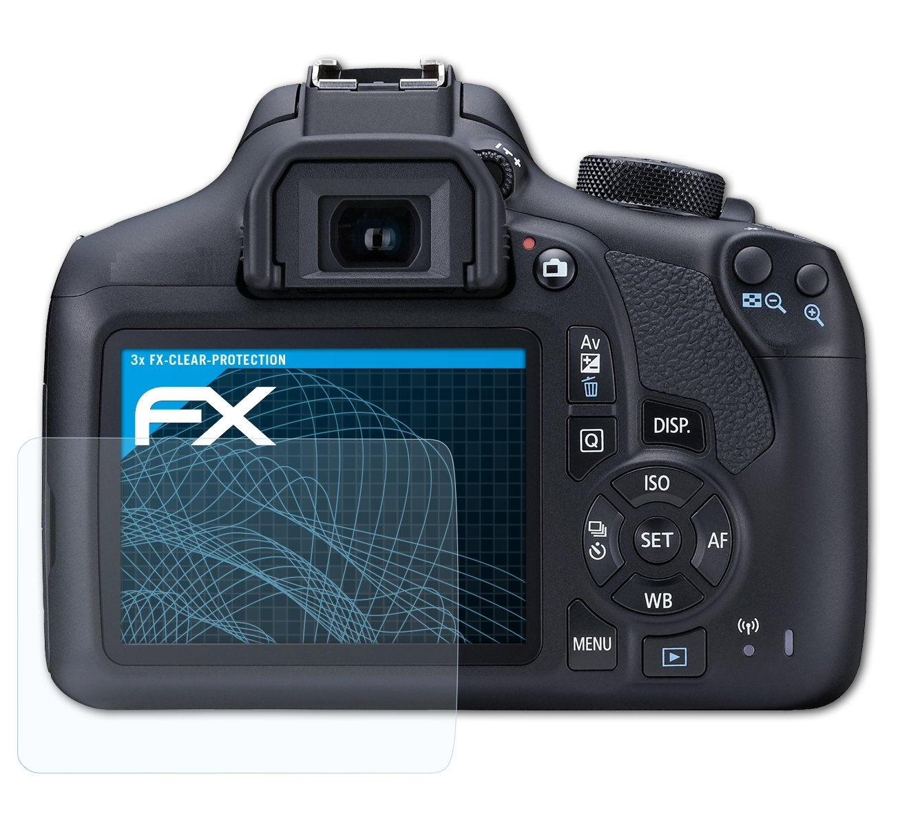 Displayschutz(für 3x FX-Clear Canon ATFOLIX EOS 1300D)