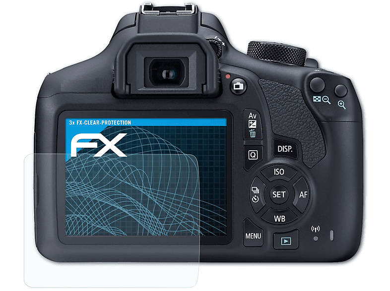 FX-Clear ATFOLIX Canon EOS 3x 1300D) Displayschutz(für