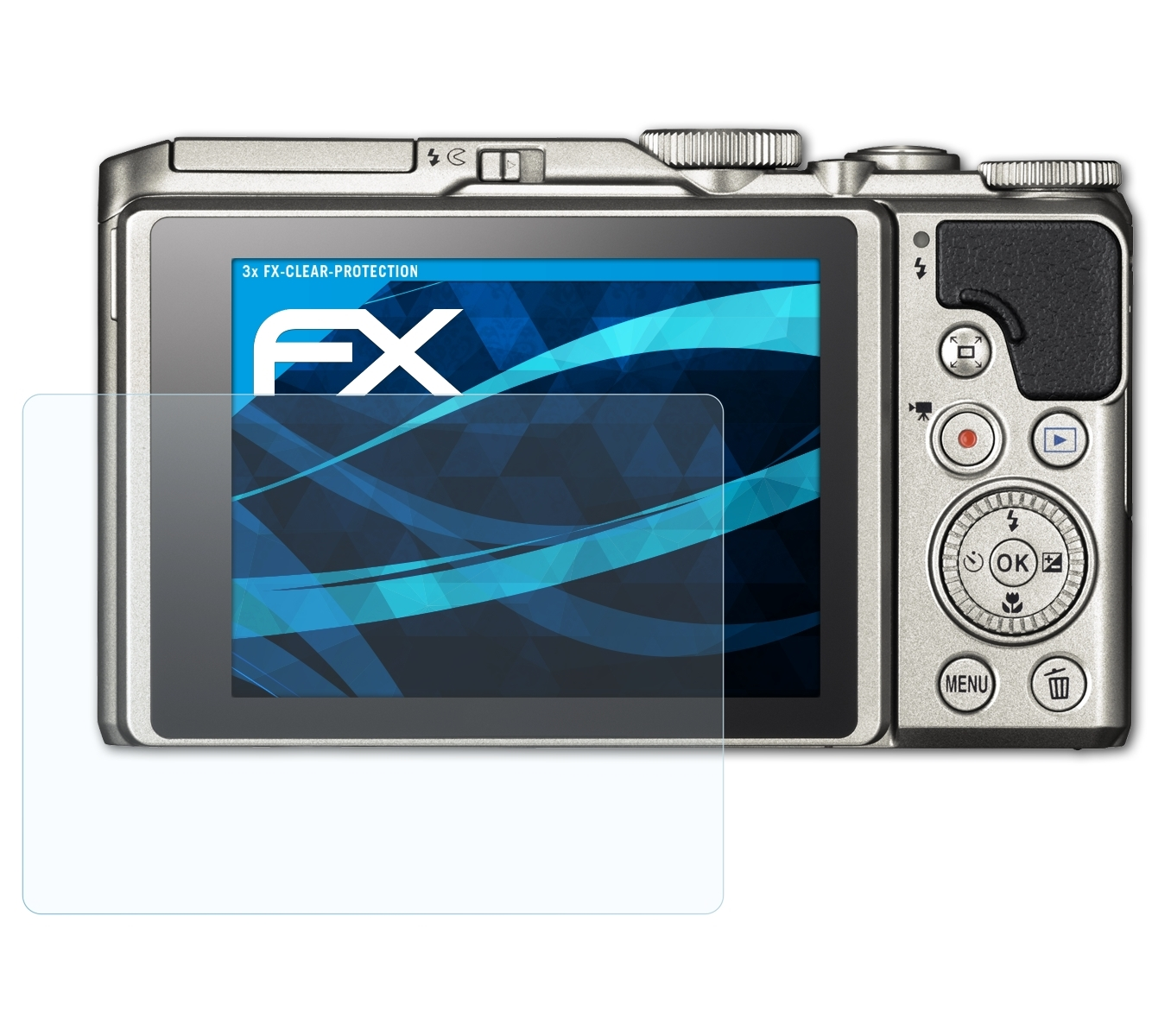 ATFOLIX 3x FX-Clear Displayschutz(für Nikon Coolpix A900)