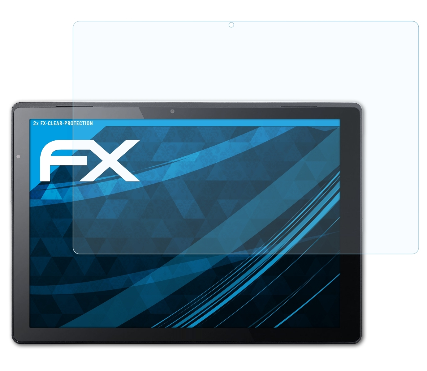 ATFOLIX 2x FX-Clear Displayschutz(für Acer Alpha 12) Switch Aspire