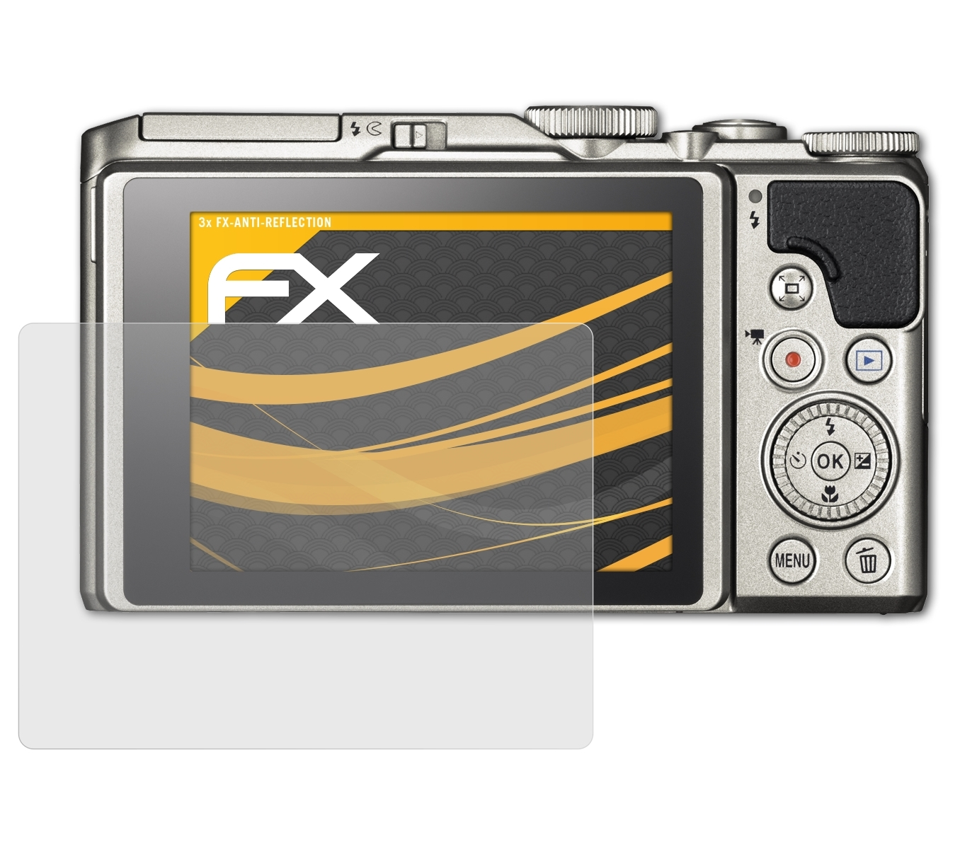 ATFOLIX 3x FX-Antireflex Nikon A900) Coolpix Displayschutz(für