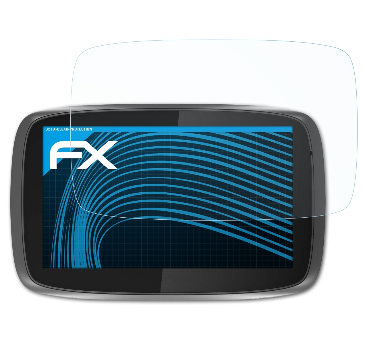 ATFOLIX 3x TRUCK) FX-Clear PRO TomTom 5250 Displayschutz(für / 7250