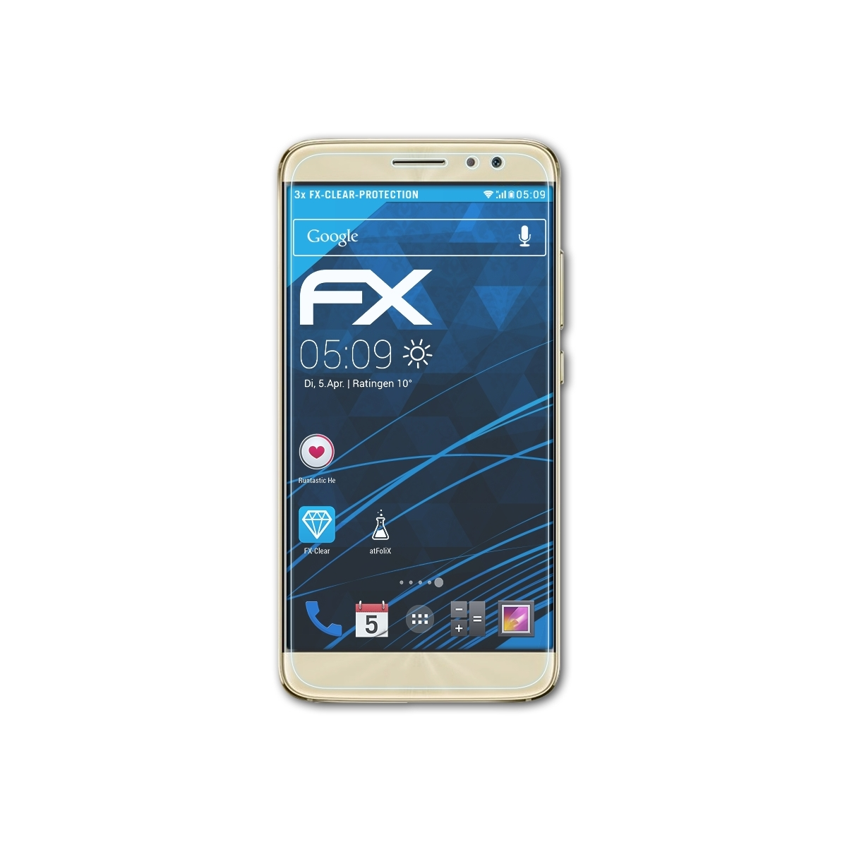 Maimang Displayschutz(für 5) 3x FX-Clear ATFOLIX Huawei