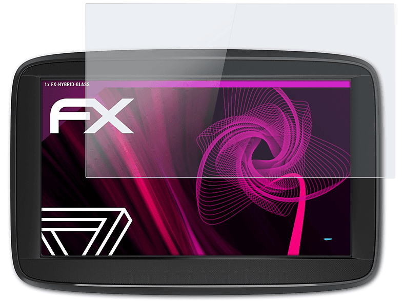 ATFOLIX FX-Hybrid-Glass Schutzglas(für TomTom Start 52)