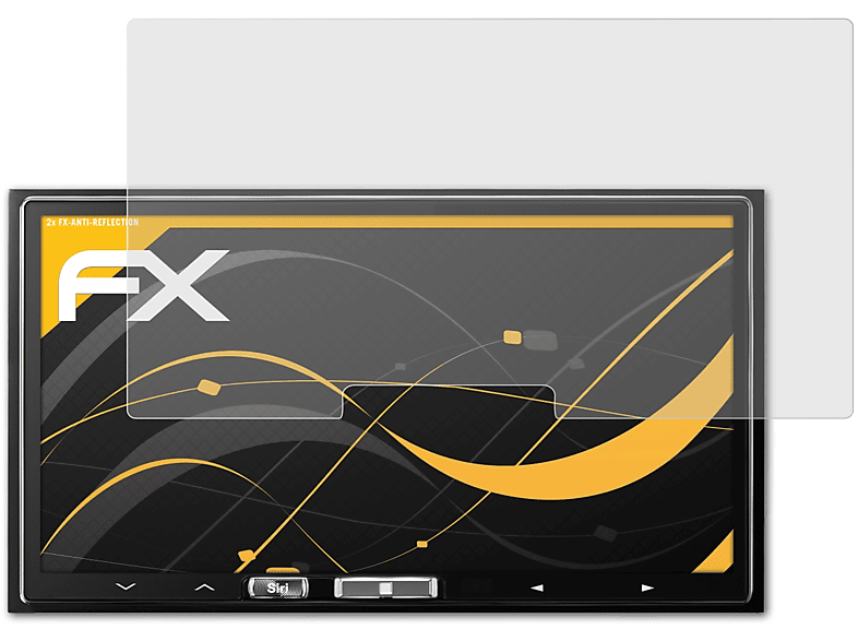 ATFOLIX 2x FX-Antireflex Displayschutz(für Alpine iLX-700)