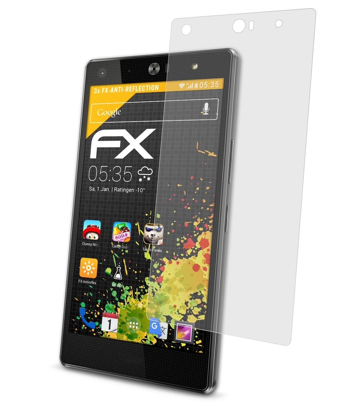 ATFOLIX 3x FX-Antireflex Liquid Acer X2) Displayschutz(für