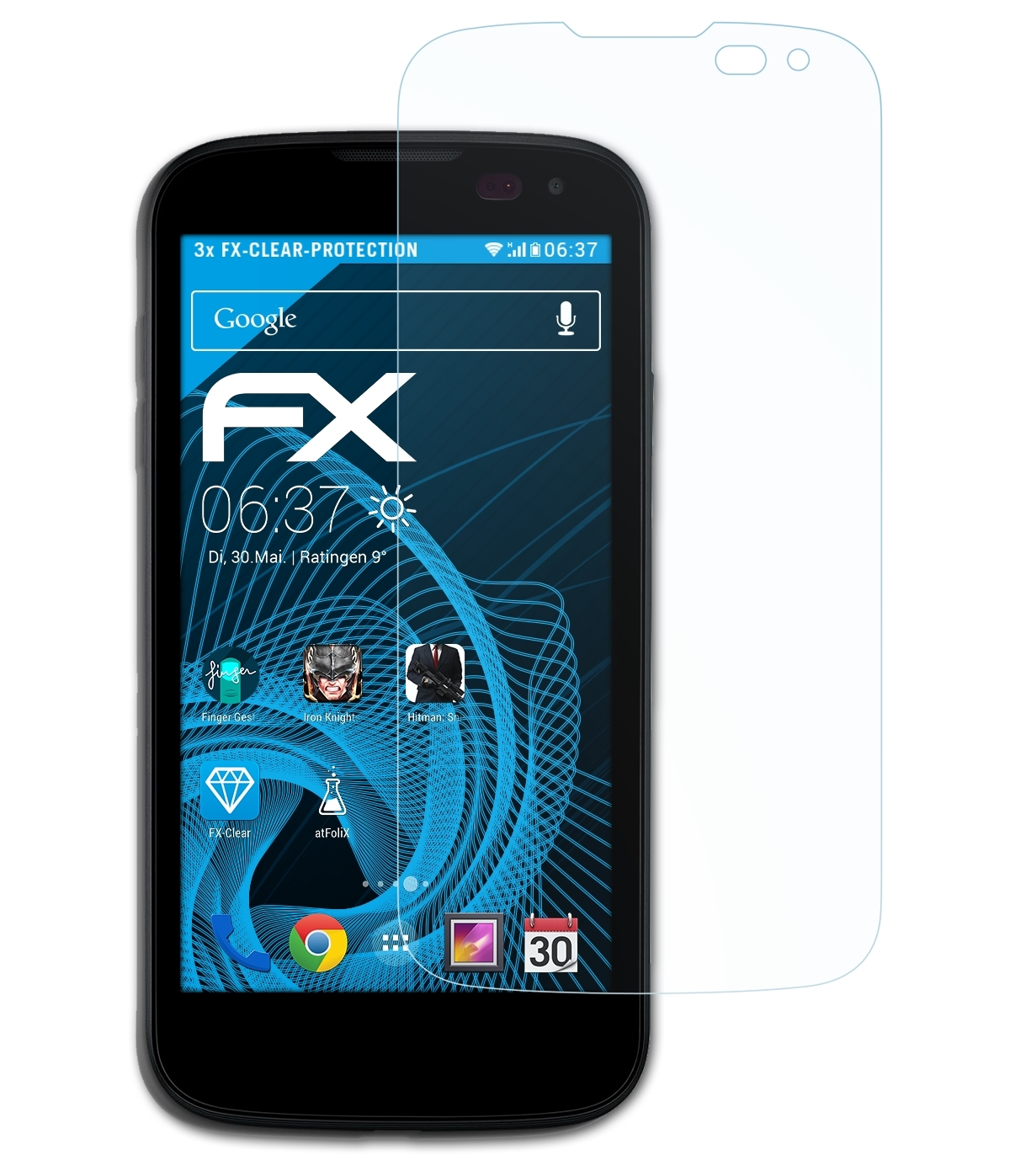 Displayschutz(für FX-Clear ATFOLIX 3x LG K3)