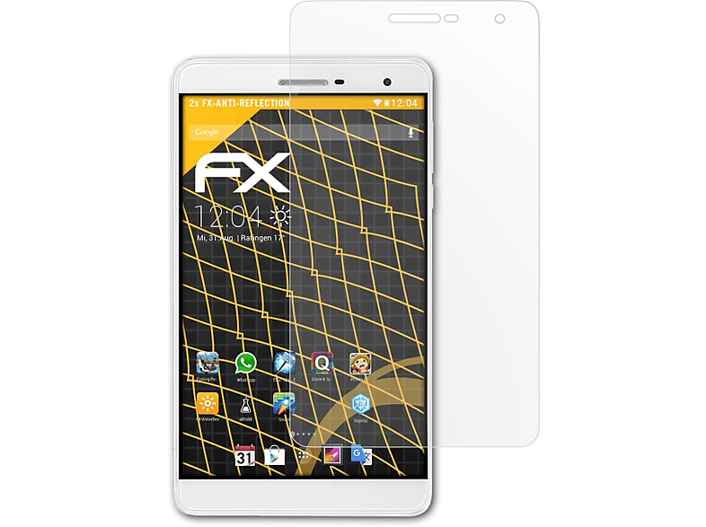 ATFOLIX 2x FX-Antireflex Huawei M2 Displayschutz(für MediaPad 7.0)
