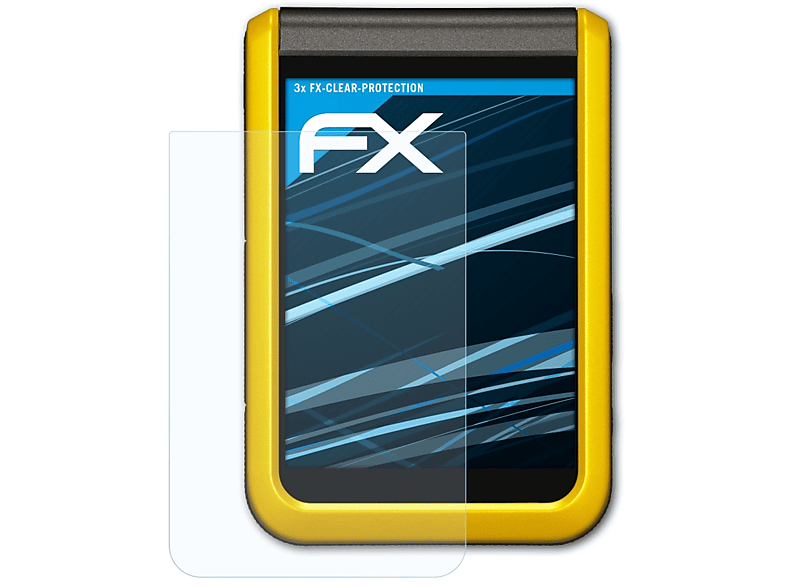 3x Displayschutz(für FX-Clear EX-FR100) ATFOLIX Exilim Casio
