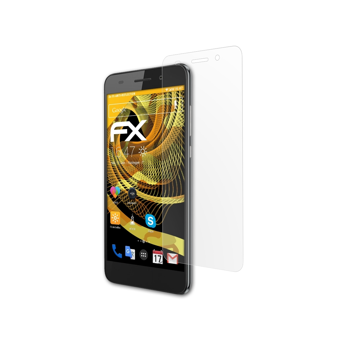 Displayschutz(für FX-Antireflex 3x 5A) ATFOLIX Honor Huawei
