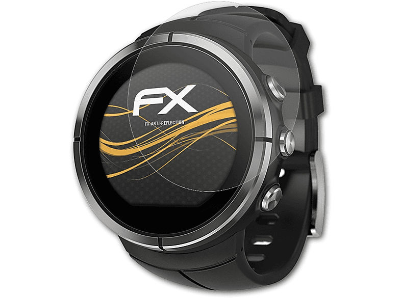 ATFOLIX FX-Antireflex Displayschutz(für Suunto 3x Ultra/Sport) Spartan