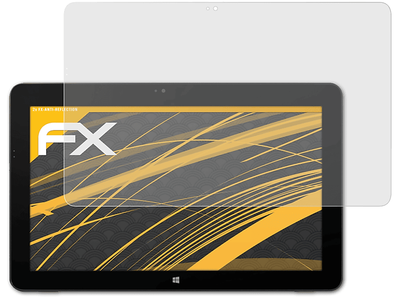 ATFOLIX 2x FX-Antireflex Displayschutz(für Fujitsu Stylistic R726)