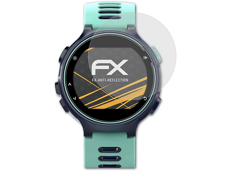 FX-Antireflex 3x ATFOLIX 735XT) Garmin Forerunner Displayschutz(für