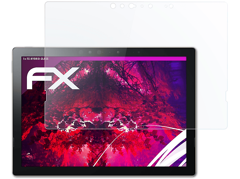 ATFOLIX FX-Hybrid-Glass Schutzglas(für Asus Transformer Pro (T303 3 T305)) 