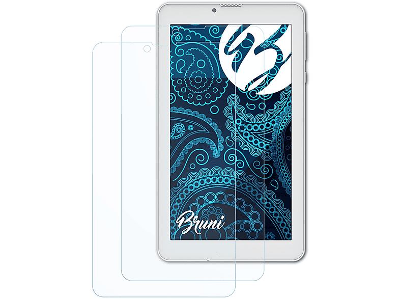 BRUNI Basics-Clear 2x Archos 70c Schutzfolie(für Xenon)