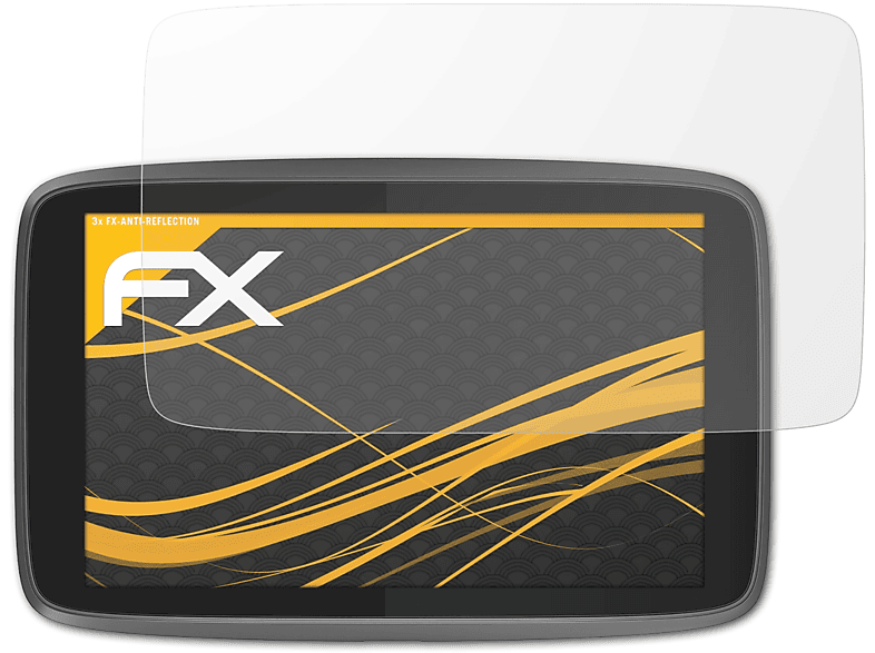 ATFOLIX 3x FX-Antireflex GO (2016)) 6200 Displayschutz(für 620 / TomTom
