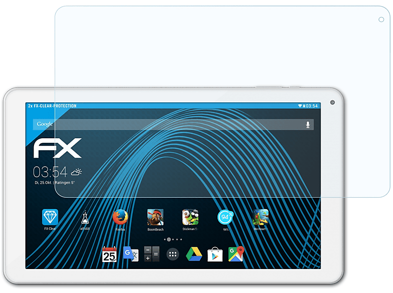ATFOLIX 2x FX-Clear Displayschutz(für Archos 101b Xenon)