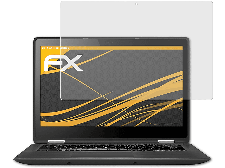 ATFOLIX 2x FX-Antireflex Displayschutz(für Acer Spin 5 SP513-51)