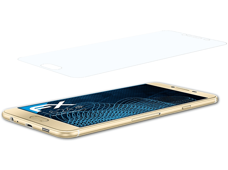 ATFOLIX 3x FX-Clear Displayschutz(für Samsung Galaxy C7)