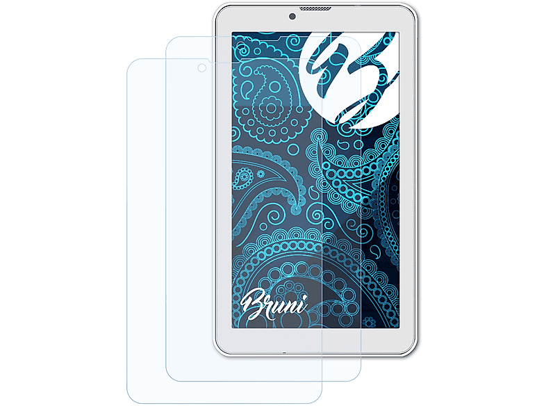 BRUNI 2x Schutzfolie(für Xenon Basics-Clear Color) 70 Archos