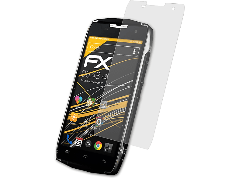 ATFOLIX 3x FX-Antireflex Displayschutz(für Doogee T5)