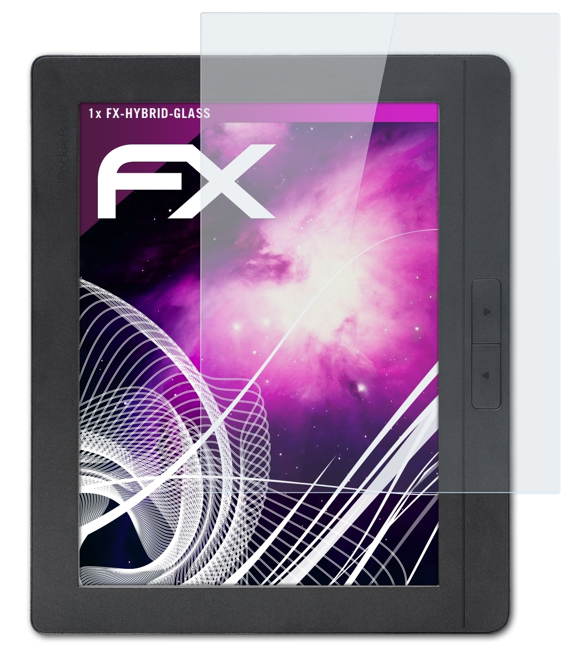 Schutzglas(für 2) FX-Hybrid-Glass ATFOLIX InkPad PocketBook