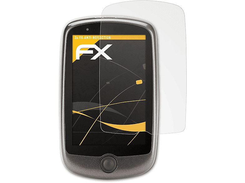 ATFOLIX 3x FX-Antireflex Displayschutz(für Mio Cyclo 200 / 205 HC)