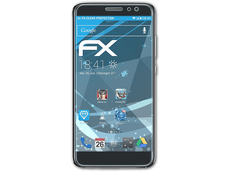 Huawei FX-Clear Displayschutz(für ATFOLIX 3x Nova Plus)