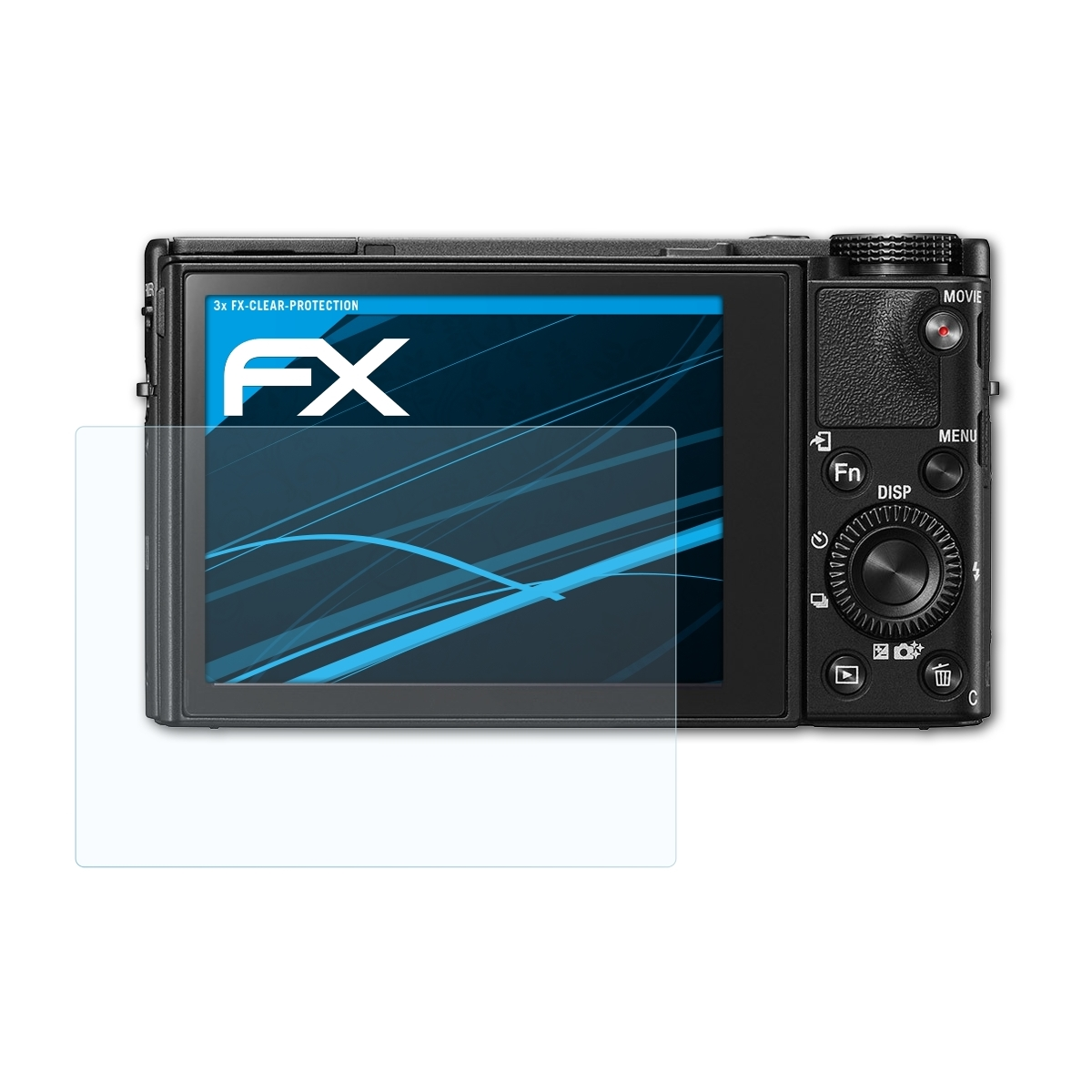 FX-Clear Displayschutz(für ATFOLIX DSC-RX100 3x V) Sony