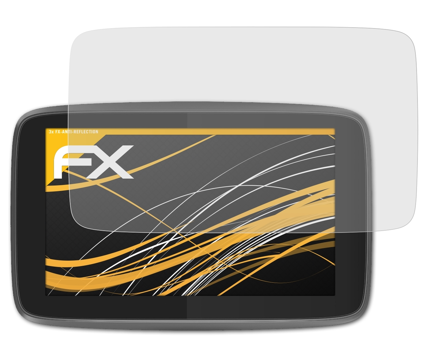 ATFOLIX 3x FX-Antireflex Displayschutz(für 5200 TomTom GO 520 (2016)) 
