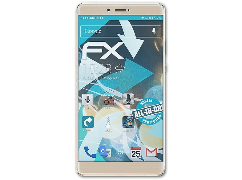 FX-ActiFleX Note Displayschutz(für Huawei ATFOLIX 3x Honor 8)