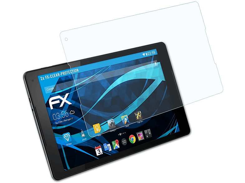 ATFOLIX 2x FX-Clear Displayschutz(für Vodafone 7) Prime Tab