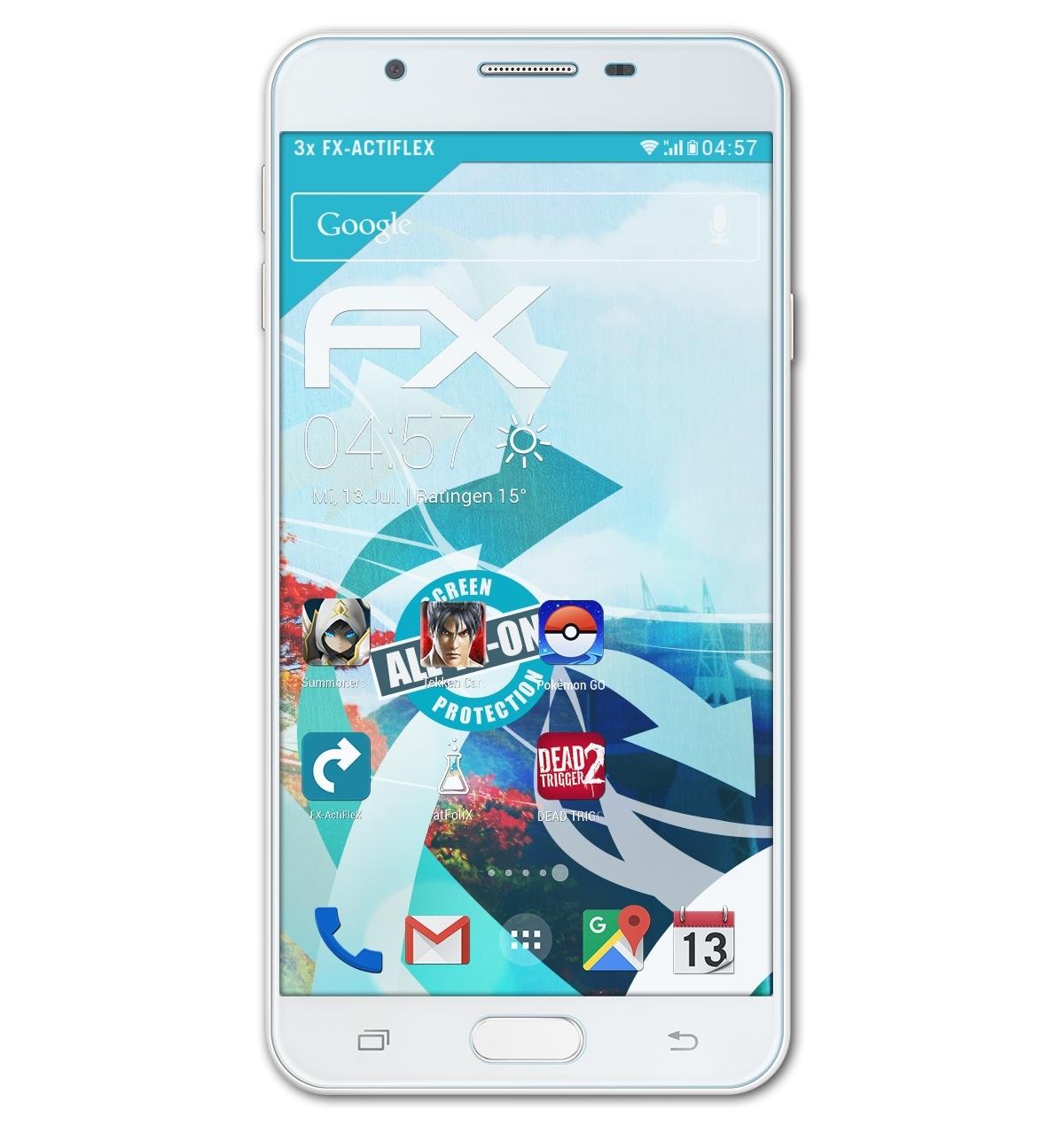 Samsung 3x ATFOLIX Galaxy Displayschutz(für J7 FX-ActiFleX Prime)