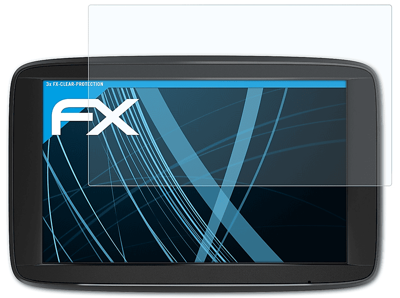 FX-Clear 62) Via Displayschutz(für TomTom 3x ATFOLIX