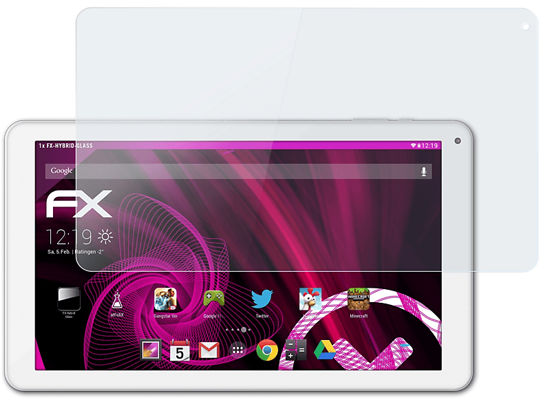 ATFOLIX FX-Hybrid-Glass Schutzglas(für 101b Xenon) Archos