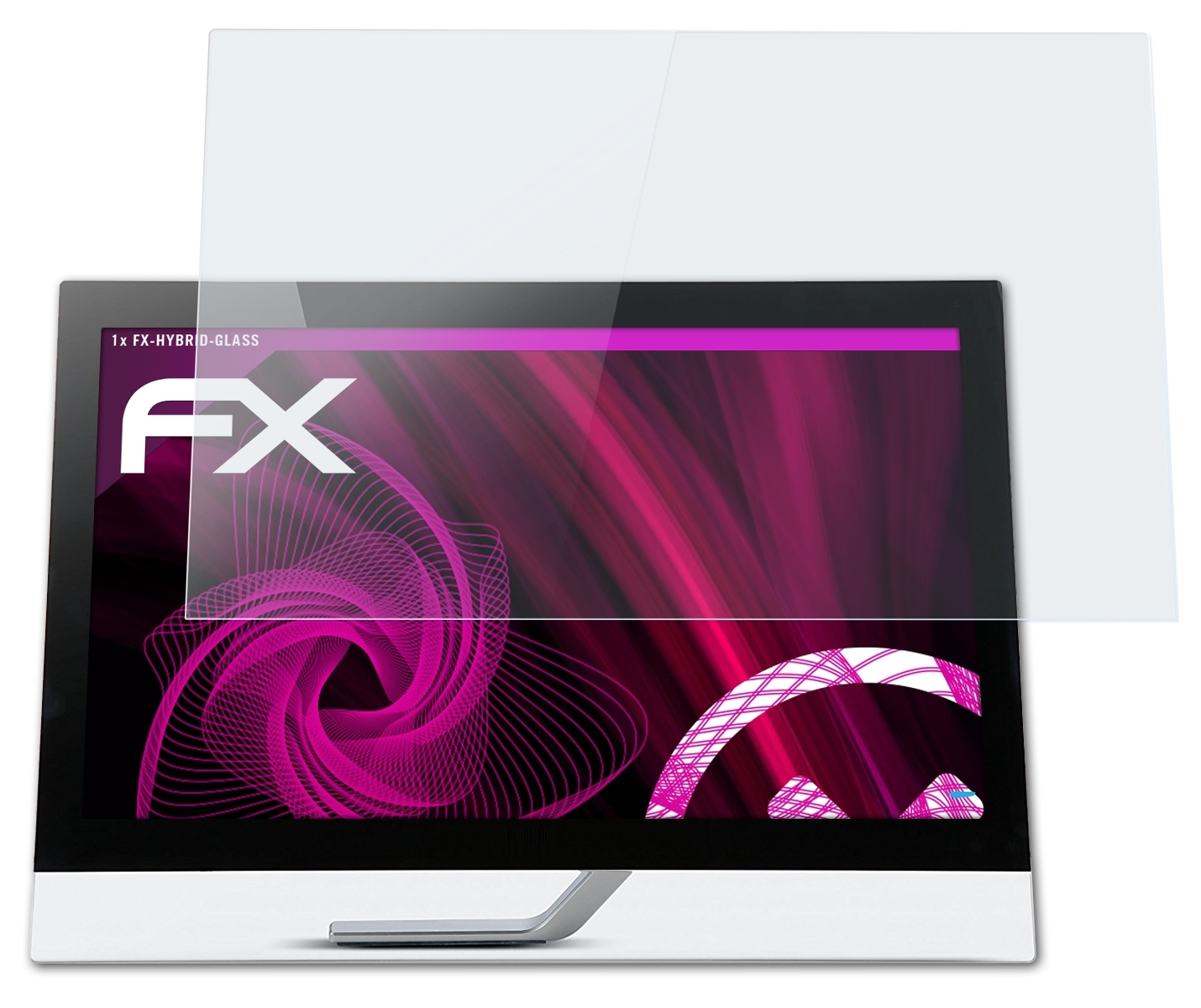 FX-Hybrid-Glass Acer T232HL) ATFOLIX Schutzglas(für