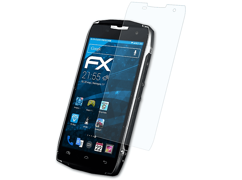 ATFOLIX 3x FX-Clear Displayschutz(für Doogee T5)