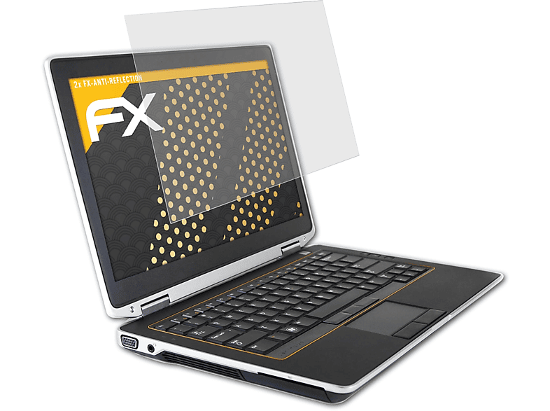 ATFOLIX 2x FX-Antireflex Displayschutz(für Dell Latitude  E6320)