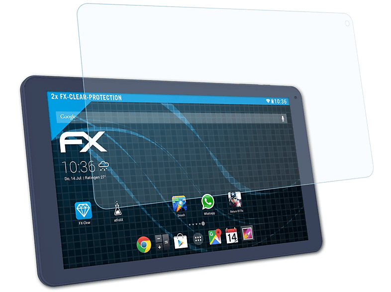 101c FX-Clear ATFOLIX 2x Displayschutz(für Copper) Archos