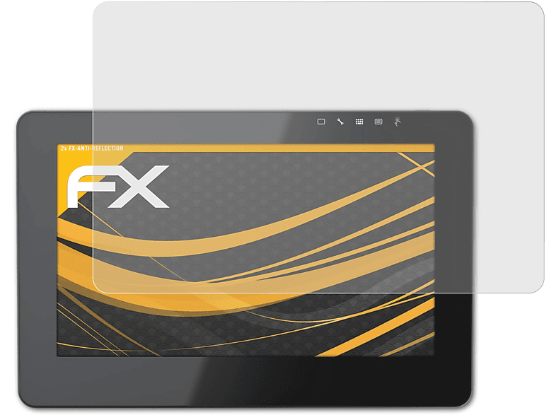 ATFOLIX 2x Displayschutz(für 13) Pro FX-Antireflex CINTIQ Wacom