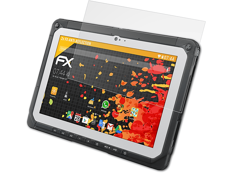 Displayschutz(für FX-Antireflex ToughPad Panasonic ATFOLIX FZ-A2) 2x