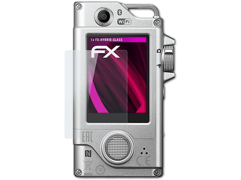 ATFOLIX FX-Hybrid-Glass Schutzglas(für Nikon 80) KeyMission